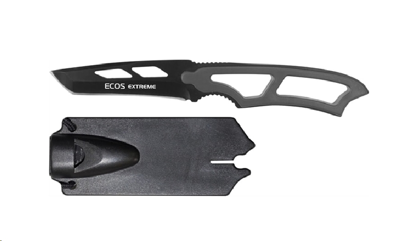 Нож туристический ECOS EX-SW-B01GR / 325125 (серый, со свистком) Нож туристический ECOS EX-SW-B01GR / 325125 (серый, со свистком)