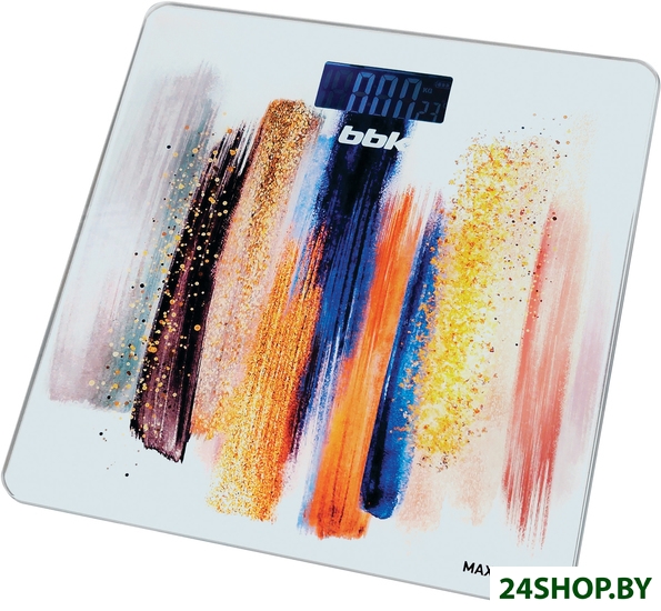 Весы напольные BBK BCS3005GE (белый/золотой) Весы напольные BBK BCS3005GE (белый/золотой)