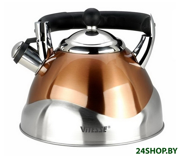 Чайник со свистком Vitesse VS-1120 (золотистый) Чайник со свистком Vitesse VS-1120 (золотистый)