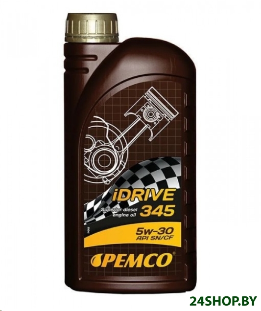 Моторное масло Pemco iDRIVE 345 5W-30 API SN/CF 1л Моторное масло Pemco iDRIVE 345 5W-30 API SN/CF 1л