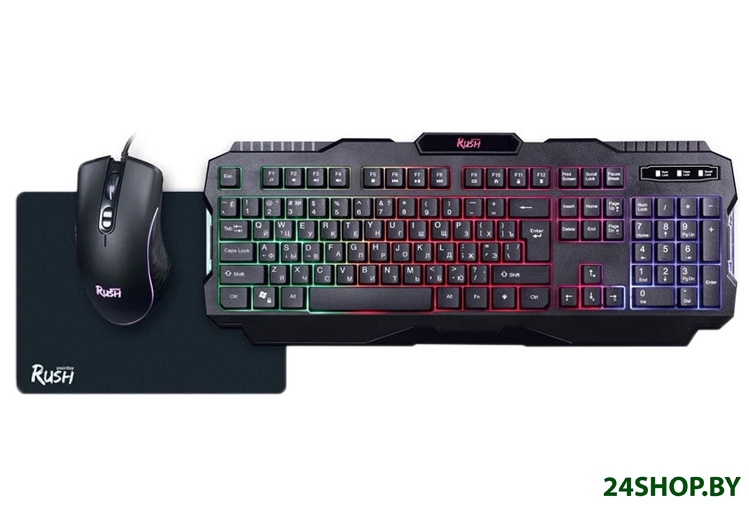 Клавиатура + мышь с ковриком SmartBuy SBC-307728G-K Клавиатура + мышь с ковриком SmartBuy SBC-307728G-K