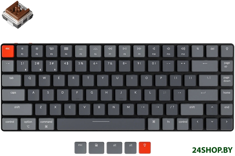 Клавиатура Keychron K3 V2 RGB K3-E3 (Keychron Low Profile Optical Brown, RU) Клавиатура Keychron K3 V2 RGB K3-E3 (Keychron Low Profile Optical Brown, RU)