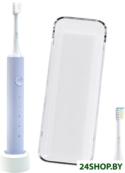 Электрическая зубная щетка Infly Sonic Electric Toothbrush T03S (футляр, 2 насадки, фиолетовый) Электрическая зубная щетка Infly Sonic Electric Toothbrush T03S (футляр, 2 насадки, фиолетовый)