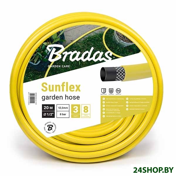 Шланг поливочный Bradas Sunflex 3/4 WMS3/430 (30м) Шланг поливочный Bradas Sunflex 3/4 WMS3/430 (30м)
