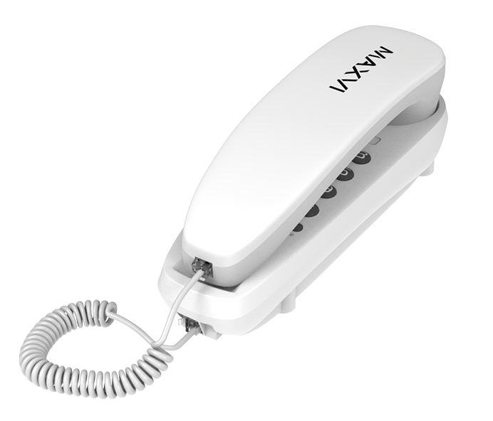 Проводной телефон Maxvi CS-01 (белый) Проводной телефон Maxvi CS-01 (белый)