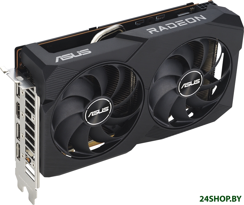 Видеокарта ASUS Dual Radeon RX 7600 V2 OC Edition 8GB GDDR6 DUAL-RX7600-O8G-V2 Видеокарта ASUS Dual Radeon RX 7600 V2 OC Edition 8GB GDDR6 DUAL-RX7600-O8G-V2