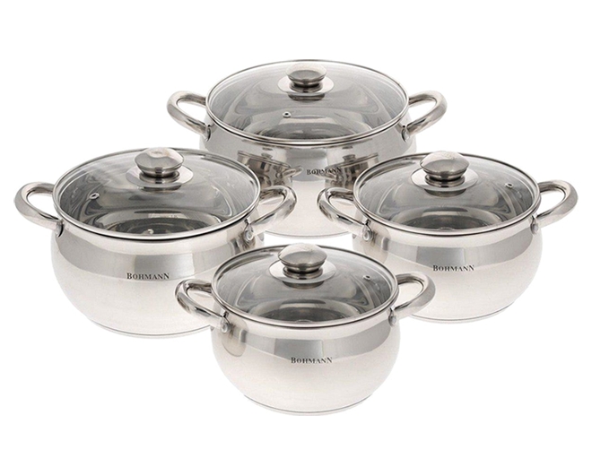 Набор кастрюль Bohmann BH-0504 Набор кастрюль Bohmann BH-0504
