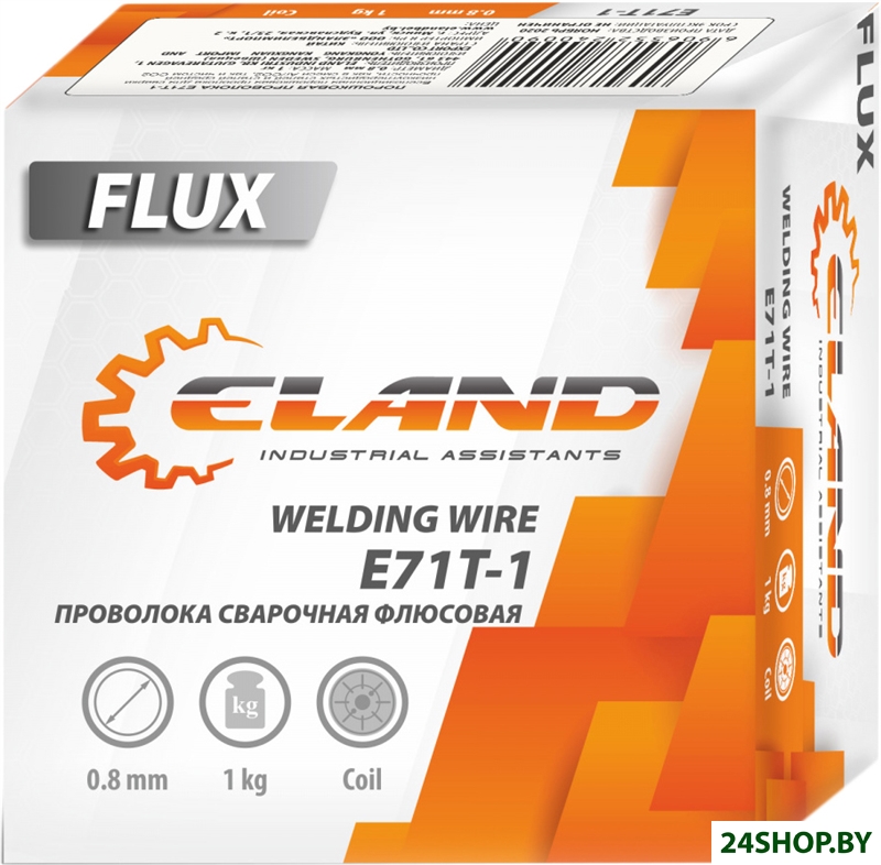 Сварочная проволока ELAND FLUX E71T-1 (0.8 мм, 1 кг) Сварочная проволока ELAND FLUX E71T-1 (0.8 мм, 1 кг)