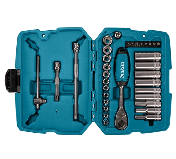 Набор ключей и головок Makita B-65567 (34 предмета) Набор ключей и головок Makita B-65567 (34 предмета)
