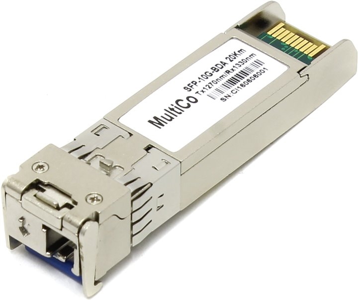 Модуль SFP MultiCo SFP-10G-BDA 20km Модуль SFP MultiCo SFP-10G-BDA 20km