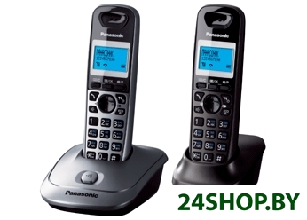 Радиотелефон Panasonic KX-TG2512RU1 (серый металлик) Радиотелефон Panasonic KX-TG2512RU1 (серый металлик)