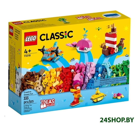 Конструктор Lego Classic Творческое веселье в океане 11018 Конструктор Lego Classic Творческое веселье в океане 11018