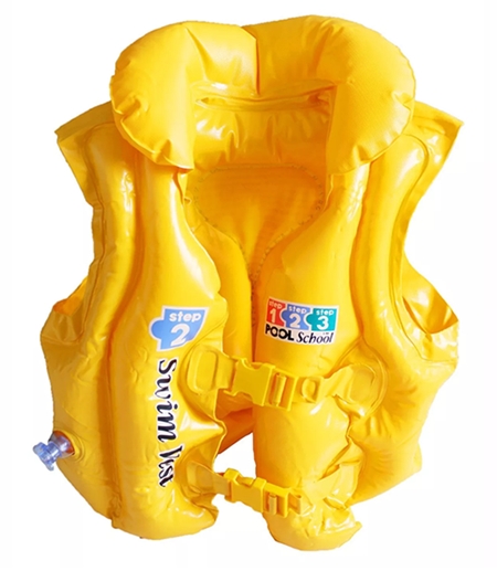 Надувной жилет для обучения плаванию Intex Deluxe Swim Vest арт. 58660 Надувной жилет для обучения плаванию Intex Deluxe Swim Vest арт. 58660