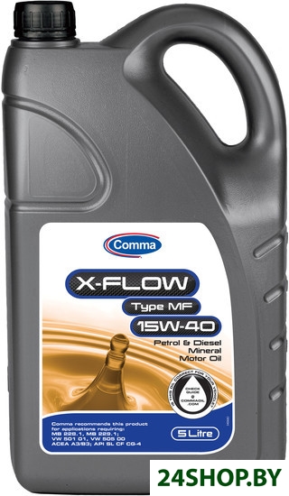 Моторное масло Comma X-Flow Type MF 15W-40 5л Моторное масло Comma X-Flow Type MF 15W-40 5л