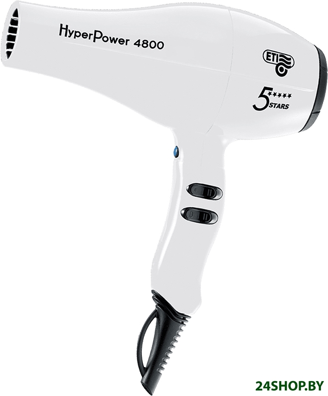 Фен ETI Hyper Power 4800 (белый) Фен ETI Hyper Power 4800 (белый)