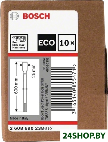 Набор оснастки Bosch 2608690238 (10 предметов) Набор оснастки Bosch 2608690238 (10 предметов)
