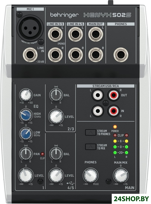 Микшерный пульт Behringer Xenyx 502S Микшерный пульт Behringer Xenyx 502S