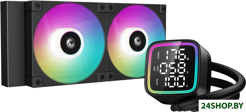 Жидкостное охлаждение для процессора DeepCool LD240 R-LD240-BKMSN-G-1 Жидкостное охлаждение для процессора DeepCool LD240 R-LD240-BKMSN-G-1