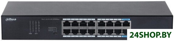 Неуправляемый коммутатор Dahua DH-S3016-16GT Неуправляемый коммутатор Dahua DH-S3016-16GT