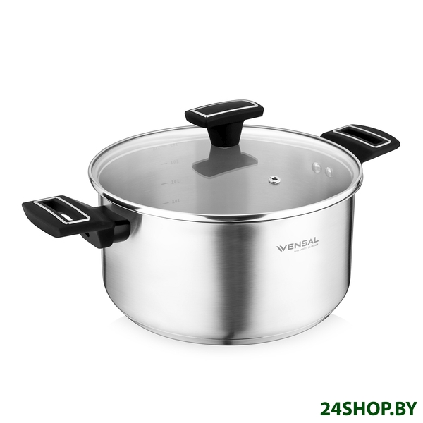 Кастрюля Vensal Velours Noir VS1502 Кастрюля Vensal Velours Noir VS1502