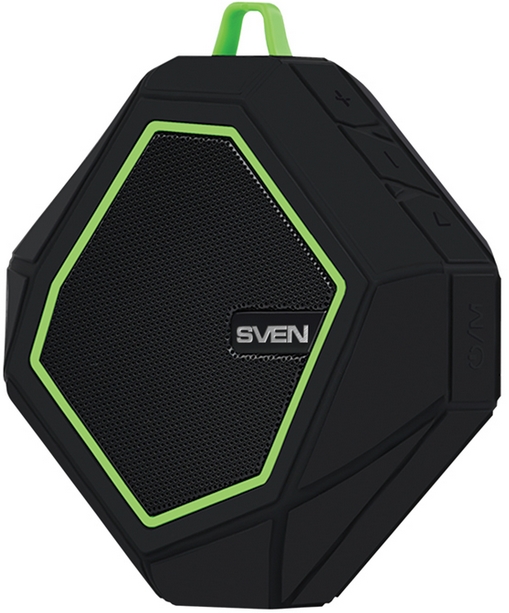 Беспроводная колонка SVEN PS-77 (черный/зеленый) Беспроводная колонка SVEN PS-77 (черный/зеленый)