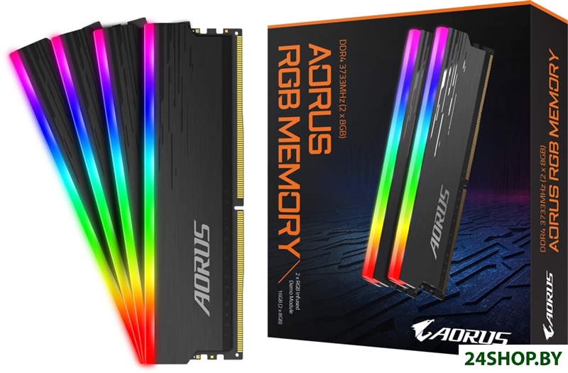 Оперативная память Gigabyte Aorus RGB 2x8GB DDR4 PC4-29800 GP-ARS16G37D Оперативная память Gigabyte Aorus RGB 2x8GB DDR4 PC4-29800 GP-ARS16G37D