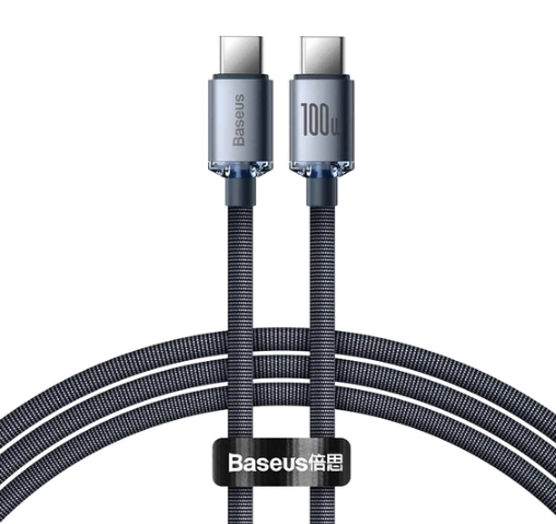 Кабель Baseus CAJY000601 USB Type-A - USB Type-C (1.2 м, черный) Кабель Baseus CAJY000601 USB Type-A - USB Type-C (1.2 м, черный)