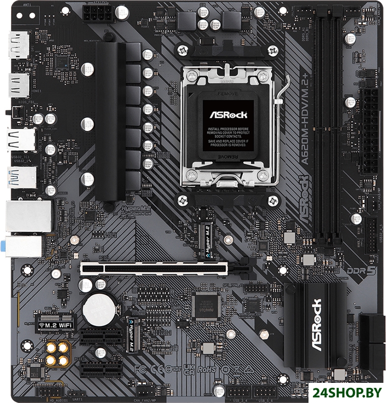Материнская плата ASRock A620M-HDV/M.2+ Материнская плата ASRock A620M-HDV/M.2+