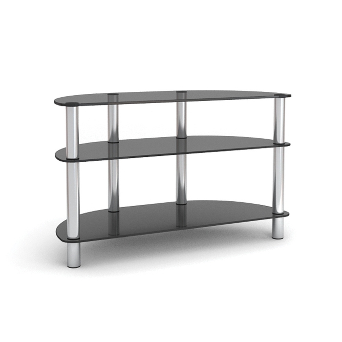 Стойка MetalDesign MD 403 slim (черный/дымчатый) Стойка MetalDesign MD 403 slim (черный/дымчатый)