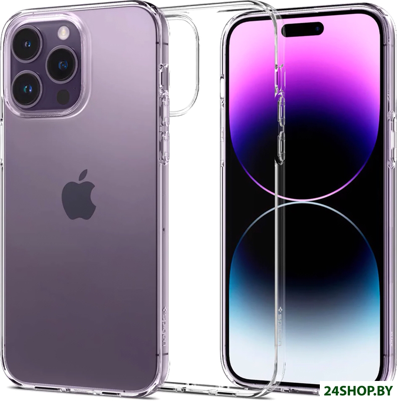 Чехол для телефона Spigen Liquid Crystal iPhone 14 Pro Max Crystal Clear ACS04809 (прозрачный) Чехол для телефона Spigen Liquid Crystal iPhone 14 Pro Max Crystal Clear ACS04809 (прозрачный)