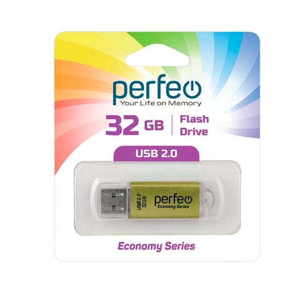USB Flash Perfeo E01 32GB (золотистый) USB Flash Perfeo E01 32GB (золотистый)
