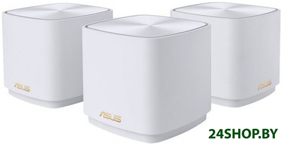 Wi-Fi система ASUS ZenWiFi AX Mini XD4 (3 шт., белый) Wi-Fi система ASUS ZenWiFi AX Mini XD4 (3 шт., белый)