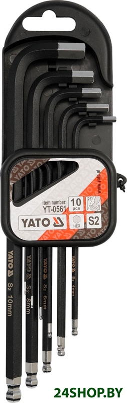Набор ключей Yato YT-0561 10 предметов Набор ключей Yato YT-0561 10 предметов