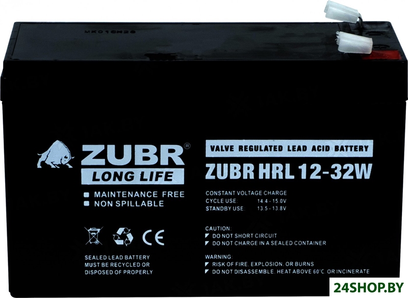 Аккумулятор для ИБП Zubr HRL 12V32W Аккумулятор для ИБП Zubr HRL 12V32W