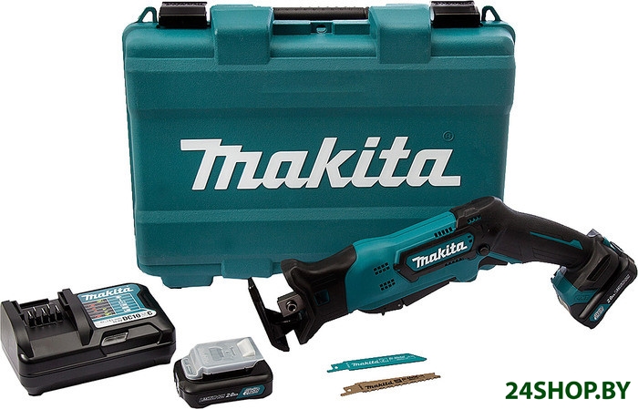 Сабельная пила Makita JR105DWAE (с 2-мя АКБ, кейс) Сабельная пила Makita JR105DWAE (с 2-мя АКБ, кейс)