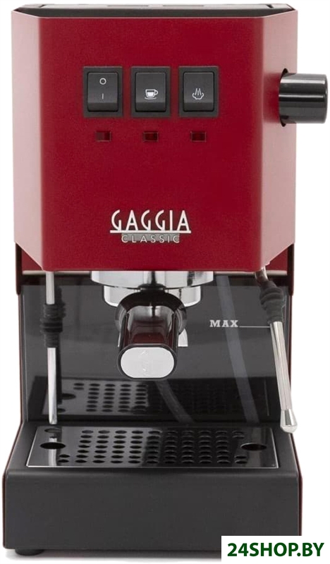 Рожковая помповая кофеварка Gaggia Classic Evo Red 9481/12 Рожковая помповая кофеварка Gaggia Classic Evo Red 9481/12