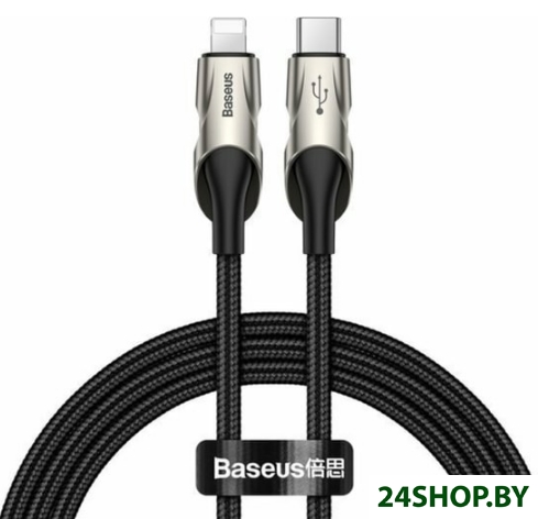 Кабель Baseus CATLYY-01 USB Type-C - Lightning (1 м, черный) Кабель Baseus CATLYY-01 USB Type-C - Lightning (1 м, черный)