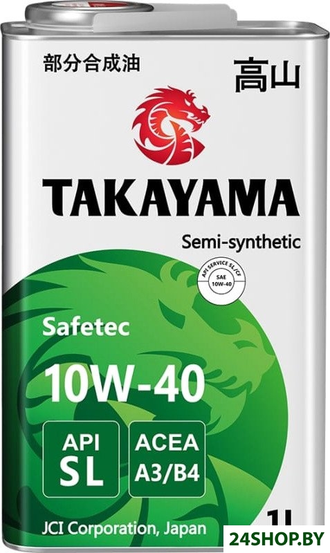 Моторное масло Takayama Safetec 10W-40 A3/B4 SL 1л Моторное масло Takayama Safetec 10W-40 A3/B4 SL 1л