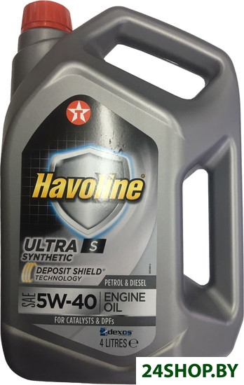 Моторное масло Texaco Havoline Ultra S 5W-40 4л Моторное масло Texaco Havoline Ultra S 5W-40 4л