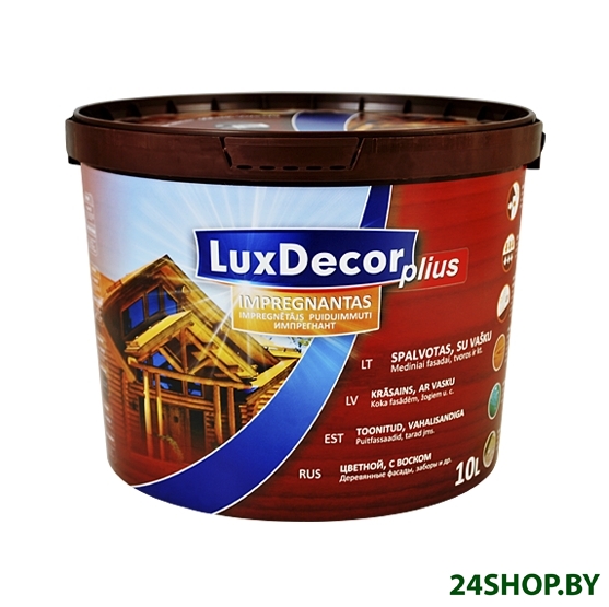 Пропитка LuxDecor Plus 10 л (дуб) Пропитка LuxDecor Plus 10 л (дуб)