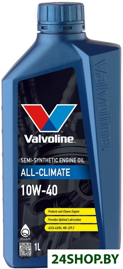 Моторное масло Valvoline All-Climate 10W-40 1л Моторное масло Valvoline All-Climate 10W-40 1л
