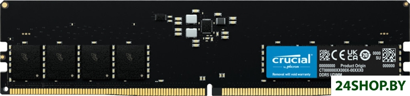 Оперативная память Crucial 16ГБ DDR5 4800 МГц CB16GU4800 Оперативная память Crucial 16ГБ DDR5 4800 МГц CB16GU4800