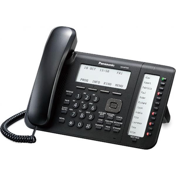 Проводной телефон Panasonic KX-NT556 Black Проводной телефон Panasonic KX-NT556 Black