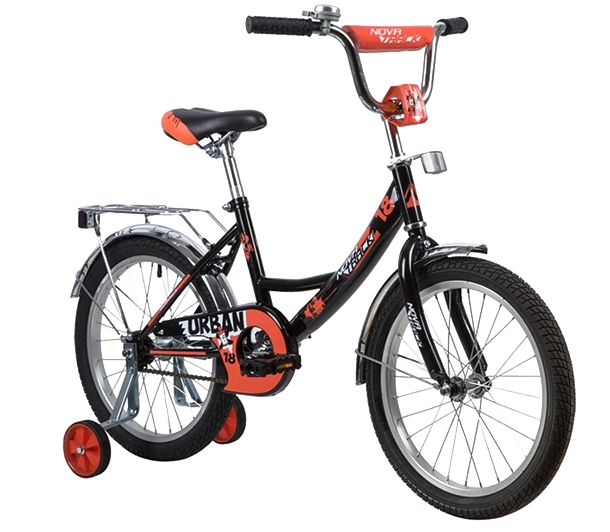 Детский велосипед Novatrack Urban 18 183URBAN.BK20 (черный/красный, 2020) Детский велосипед Novatrack Urban 18 183URBAN.BK20 (черный/красный, 2020)