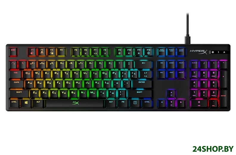 Клавиатура HyperX Alloy Origins (HyperX Red) HX-KB6RDX-RU Клавиатура HyperX Alloy Origins (HyperX Red) HX-KB6RDX-RU