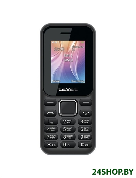 Мобильный телефон TeXet TM-123 (черный) Мобильный телефон TeXet TM-123 (черный)