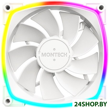 Вентилятор для корпуса Montech RX120 PWM (белый) Вентилятор для корпуса Montech RX120 PWM (белый)