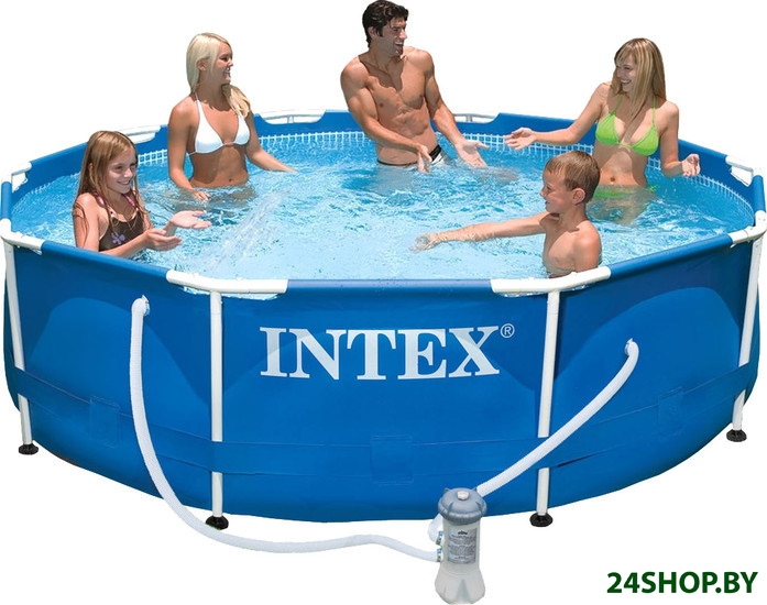Бассейн каркасный INTEX Metal Frame Pool (305х76 см) арт. 28202/56999 Бассейн каркасный INTEX Metal Frame Pool (305х76 см) арт. 28202/56999