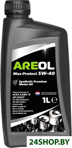 Моторное масло Areol Max Protect 5W-40 1л Моторное масло Areol Max Protect 5W-40 1л