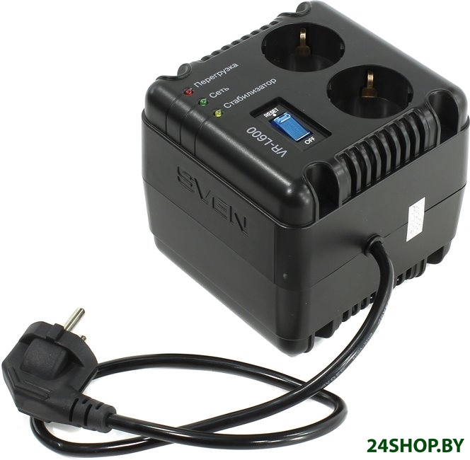 Стабилизатор SVEN VR-L600 Black Стабилизатор SVEN VR-L600 Black
